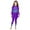 Purple, variant on iiniim Kids Girls Swim Cover Ups Long Sleeve Swimming Dress UPF 50 Rash Guard Swimwear Beachwear Top Black 12