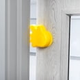 thumbnail image 2 of Happy Hands Anti Slam Child Door Safety Finger Trap Stoppers - Yellow (2 Pack), 2 of 5
