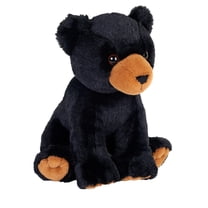 Wild Republic Earthkins Mini Black Bear, Stuffed Animal, 8 inch, Plush Toy, Eco-Friendly