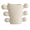 A1, variant on ABPETE Unglazed Ceramic Nordic Vase, Sculptural Modern Ceramic Vase, Minimalist Cream Vase with Matte Speckled Finish for Table, Bookshelf, Living Room, Shelf Decor and Mantel(Color : A2)