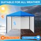thumbnail image 4 of Laterales para toldo Vincreem 6 piezas para carpa emergente 3x3m color azul, 4 of 7