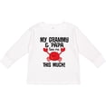 thumbnail image 3 of Inktastic Grammy and Papa Love Me Boys or Girls Long Sleeve Toddler T-Shirt, 3 of 5
