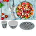 thumbnail image 3 of Dinnerware Set, Tableware Dinnerware Set Blue Dot Pattern Reusable With 1 Cup For Home Decoration Housewarming Gifts For Office Hotel Restaurant Wedding, 3 of 8