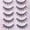 A, variant on 5 Pairs Korean Style False Eyelashes in Black with Natural Look for Eye Makeup and Daily Wear