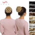 thumbnail image 2 of SEGO Messy Curly Hair Bun Chignons Synthetic Hair Extensions Wavy Updo Scrunchy Hairpieces, 2 of 6