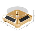 thumbnail image 3 of Solar Display Stand Turntable, Battery Double Used Rotating Display For Jewelry Spinner Watch Hobby Collection Shelf, 3 of 5