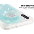thumbnail image 5 of Compatible with Samsung Galaxy A11 Case Glitter Liquid Cute Clear Phone Case Floating Quicksand Shockproof Protective Bumper Silicone Soft TPU Case for Samsung Galaxy A11 Star Blue YB, 5 of 14