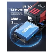 Car Battery Portable Powerbank 2500A 23800mAh Car Booster Battery Starting Device UP All Gas Or 8.0L Diesel ,Instant Roadside Rescue