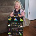 thumbnail image 5 of First Day of School Chalkboard, My First Day of School Board, Large First Day of School Sign Photo Prop,10 x 12 inch Double Sided Back to School Board for Kids, 5 of 5