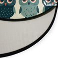 thumbnail image 2 of FREEAM Owl Anti Fatigue Round Area Rug, Owl Non Slip Absorbent Comfort Round Rug Floor Carpet for Entryway Living Room Bedroom Sofa Home Decor, 3' in Diameter, 2 of 7