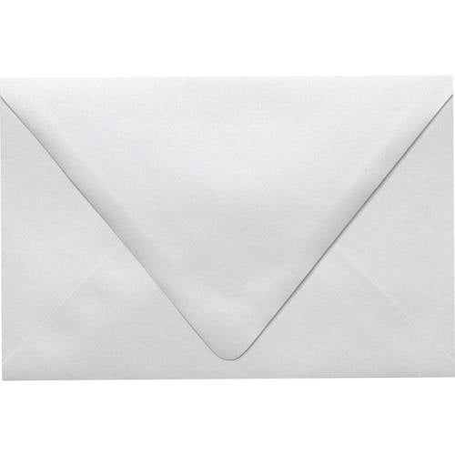 6 x 9 Booklet Contour Flap Envelopes - Crystal Metallic (50 Qty ...