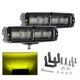 thumbnail image 4 of 2PCS 6 Inch LED Light Bar, 80W Fog Light Off Road Lights,Yellow Light, 4 of 5