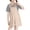 Beige, variant on Happy Cherry Girls Summer Jumpsuits Spaghetti Strap Kid Sleeveless Romper Cotton Loose Overalls Short Pants with Pockets 7-8 Years