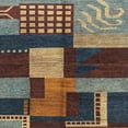 thumbnail image 1 of Ahgly Company Indoor Square Abstract Bakers Brown Abstract Area Rugs, 3' Square, 1 of 6