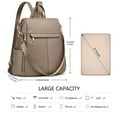 thumbnail image 6 of Kattee Women's Anti-Theft Backpack Purse Genuine Leather Shoulder Bag Fashion Ladies Satchel Bags, 6 of 7