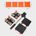 thumbnail image 6 of 1 Set Furniture Lifter Mover Tool with Crowbar Heightening Block Heavy Duty Furniture Mover with Wheels Appliance Roller Furniture Moving Dolly Slider, 6 of 8