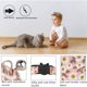 thumbnail image 3 of Paquete de 2 collares separables con diseño de gato, pajarita, collar de color floral con margaritas, 3 of 5