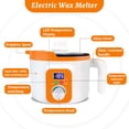 thumbnail image 3 of Kit para hacer velas Ksedcon con cera de abejas de 2.3 kg y derretidor LED con mechas, 3 of 6