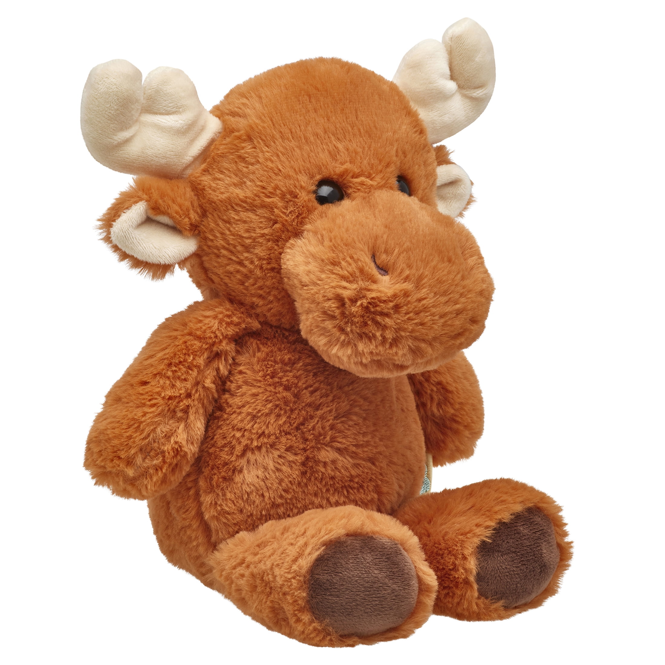 ButterLuvs Plush Moose Stuffed Animal, 8 Inch Super Soft Brown Cuddly Moose Toy