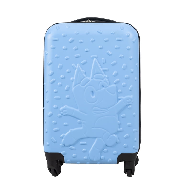 BBC Bluey Kids 20-Inch Hardside Luggage, Light Blue photo 3