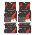 thumbnail image 1 of Lsque Gnomes de Noël avec Chapeaux Rouges Imprimés, Tapis de Sol 4 Pcs, Doublures en Caoutchouc Résistantes, Design Antidérapant, Protection Automobile Toutes Saisons, Véhicules, Voitures, Camions et SUV, 1 of 7