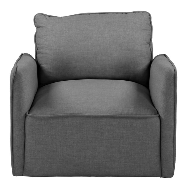 Sillón Rogga Giratorio Koda Gris Acero