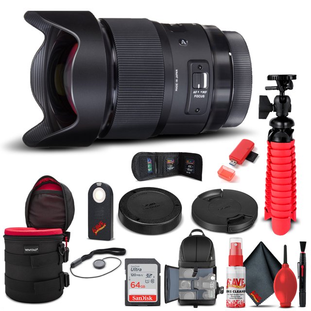 Sigma 20mm f/1.4 DG HSM Art Lens for Canon EF (412954) Bundle Sigma 412954_EDI_1