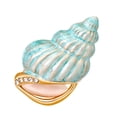 thumbnail image 1 of Ramillete Animal Natural con Forma de Animal de Concha Azul Broche de de Imitación Yuyangstore Conch Animal Broche, 1 of 8