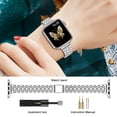 thumbnail image 5 of ZYX Slim Metal Band for Apple Watch, Women's 14mm Thin Metal Strap with Tool, Sliver, 44mm/45mm/46mm/49mm/42mm(series 1 2 3), 5 of 7