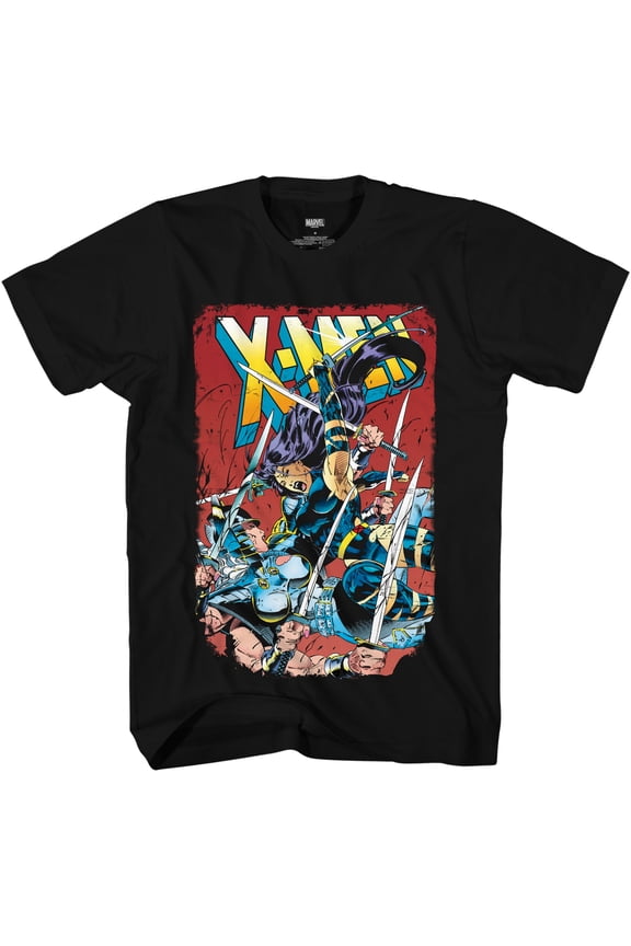 Marvel Comics X-Men Sword Showdown: Psylocke vs Spiral Adult T-Shirt