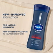 Vaseline Men Extra Strength 3-in-1 Face, Hands & Body Lotion for Men For Dry Skin with Ultra-Hydrating Lipids, 10 fl oz