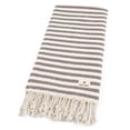 thumbnail image 2 of American Soft Linen 100% Cotton Turkish Peshtemal Beach Towels, 35"x60" size 4 Pack Swim Towels for Beach and Pool Towels, Brown, 2 of 6