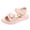 Red, variant on Girls Sandals Open Toe Flat Summer Shoes Water Adjustable Ankle Strap Princess Lightweight Soft Wedding Party Dress Shoes White Size 1 Big Kid