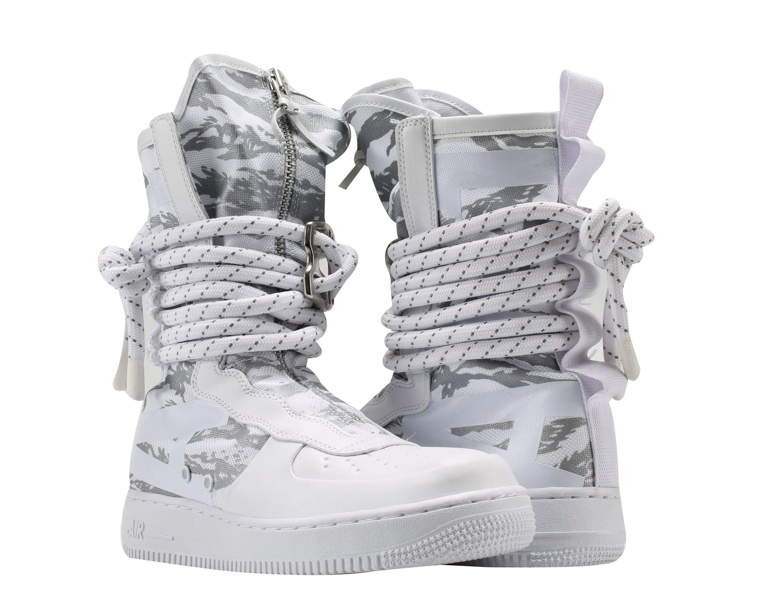 Nike SF Air Force 1 High Top Premium Mens Boots White/White/White ...