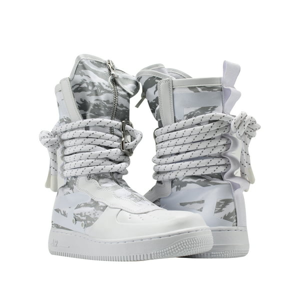 Nike - Nike SF Air Force 1 High Top Premium Mens Boots White/White ...