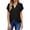 K Black, variant on UVN Blouses for Women Summer Short Sleeve Work Shirts Dressy Casual V Neck Print Tops