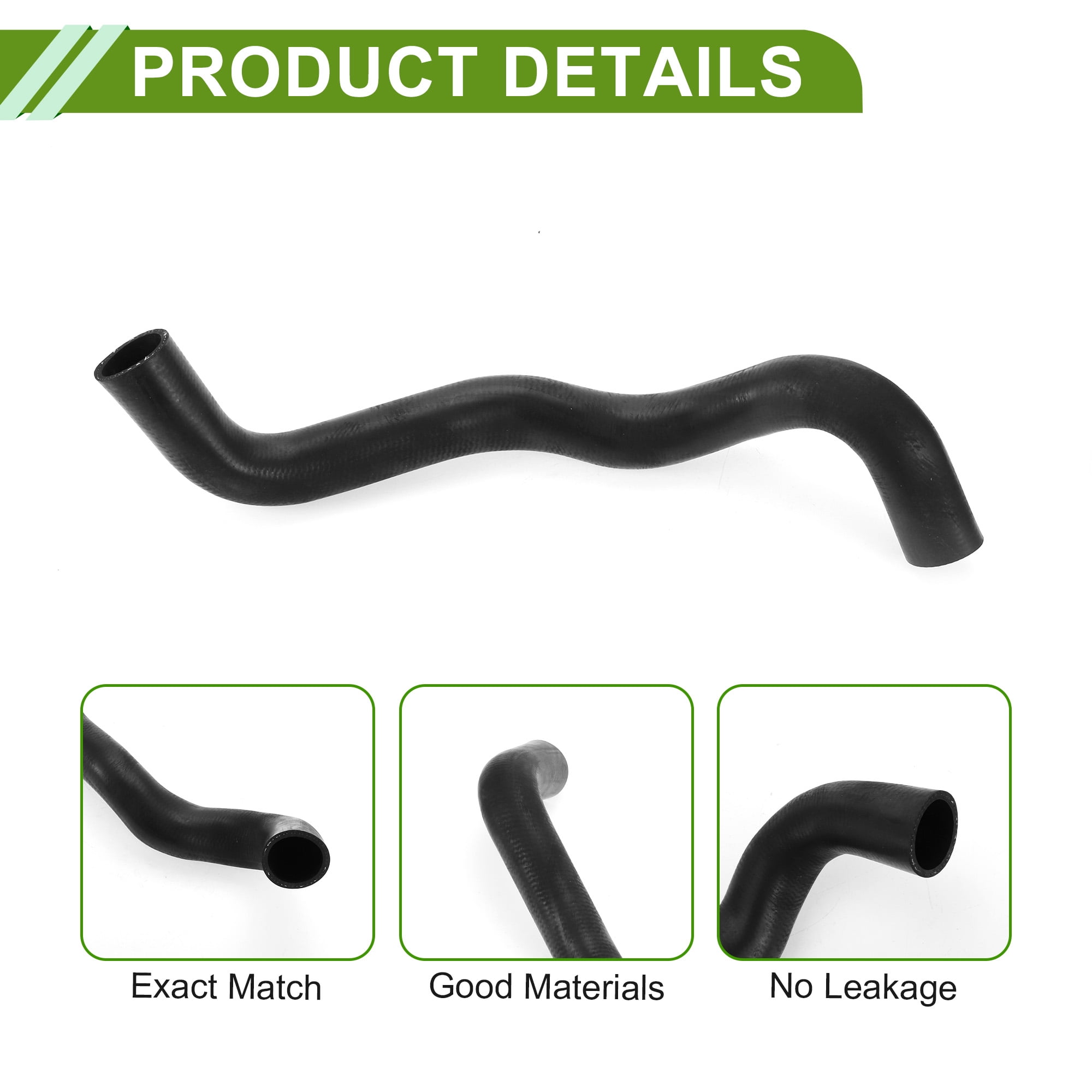 Unique Bargains Radiator Coolant Hose For Toyota Highlander 3.5L 2008-2013 Black Rubber