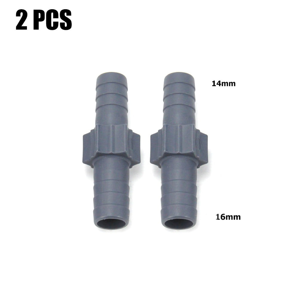Plastic Connector Hose Straight Joiner Tubing Air Fuel Barbed Reducer Pipe 