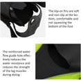 thumbnail image 4 of Swimming Fins Adjustable Snorkel Fins Open Heel Long Diving Flippers, 4 of 8
