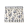 thumbnail image 2 of Farmhouse Kitchen Stove Curtain – Oven Skirt with Ribbon Ties, Decorative Front Cover for Oven, 2 of 8