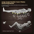 thumbnail image 5 of Costway 4D Flexible Full Body Track Massage Chair with Waist Heater Foot Rollers Voice Control Brown, 5 of 10