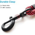 thumbnail image 2 of 128cm Long Heavy Duty Nylon Rope Dog Leash with Soft Padded Handle - for Outdoor Pets, Walking, Playing, Exploring（Red）, 2 of 5