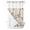 Brown Khak Beige, variant on No Hook Shower Curtain with Snap-in Liner, Black Grey Botanical Waterproof Fabric Bathroom Curtains, Rustic Country Spring Floral Summer Leaf Bath Curtains & Mesh Top Window 72"x96" Extra Long