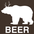thumbnail image 3 of CafePress - Beer. Bear With Deer Antlers T Shirt - Men's Classic Graphic Cotton T-Shirt, 3 of 4