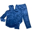 thumbnail image 2 of Hue Women's Super Soft Velour Lounge Full Zip Jacket & Pant, 2 of 2