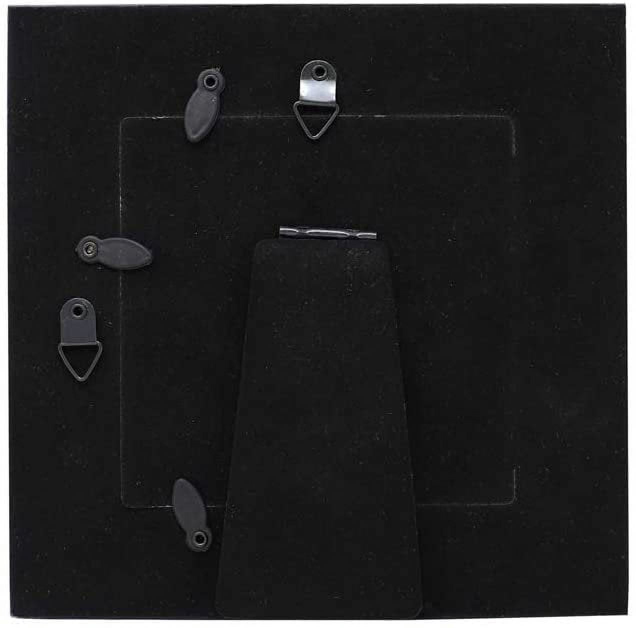 Isaac Jacobs 4x4 Champagne Mirror Bead Picture Frame - Classic Mirrored Frame with Dotted Border Made for Wall Display