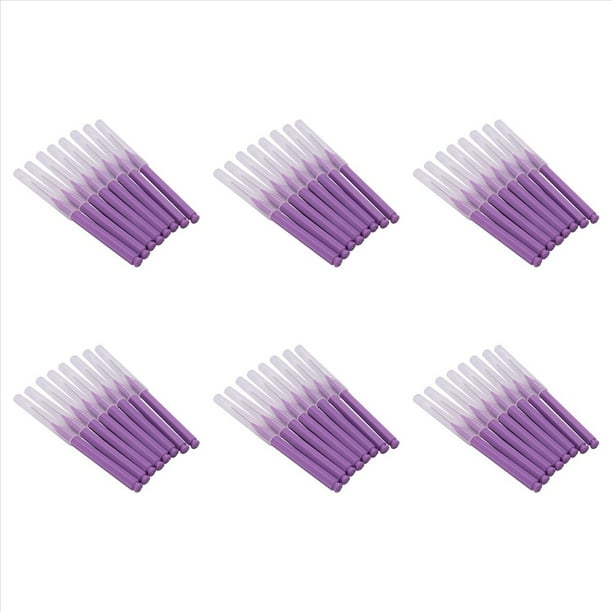 48 UnidsHilo Dental Higiene Oral Hilo Dental Suave Cepillo Interdental Palillo de Dientes Saludable para Limpieza de Dientes Cuidado Oral PúRpura