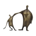 thumbnail image 1 of Padre de metal e hijo escultura, estatua hijo, decoración del hogar Padre, la escultura de amor de los niños, estatua familiar para padrastro, 1 of 8