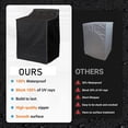 thumbnail image 3 of Haokaini Waterproof Washing Machine Cover, Washer and Dryer Cover with Zipper Design, Dustproof SunProof, for Front Load Washer Dryer, Black, 3 of 10