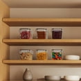 thumbnail image 2 of Sorbus 6-Pack Airtight Food Storage Containers (0.8L/27.05 oz) with Locking Lids, Labels & Measuring Spoons Set, 2 of 7